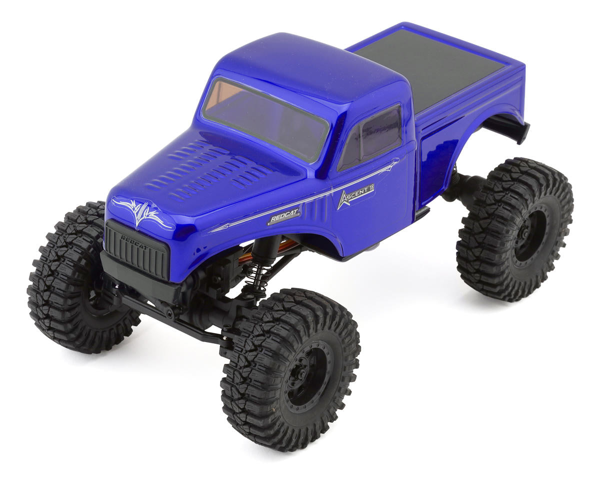 RER43481 Redcat Ascent-18 1/18 4WD RTR Brushed Rock Crawler (Blue)