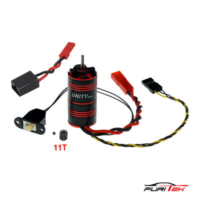 FUR-2575 FURITEK UNITY PRO 3500kv 2-in-1 Micro FOC Brushless System for TRX4M