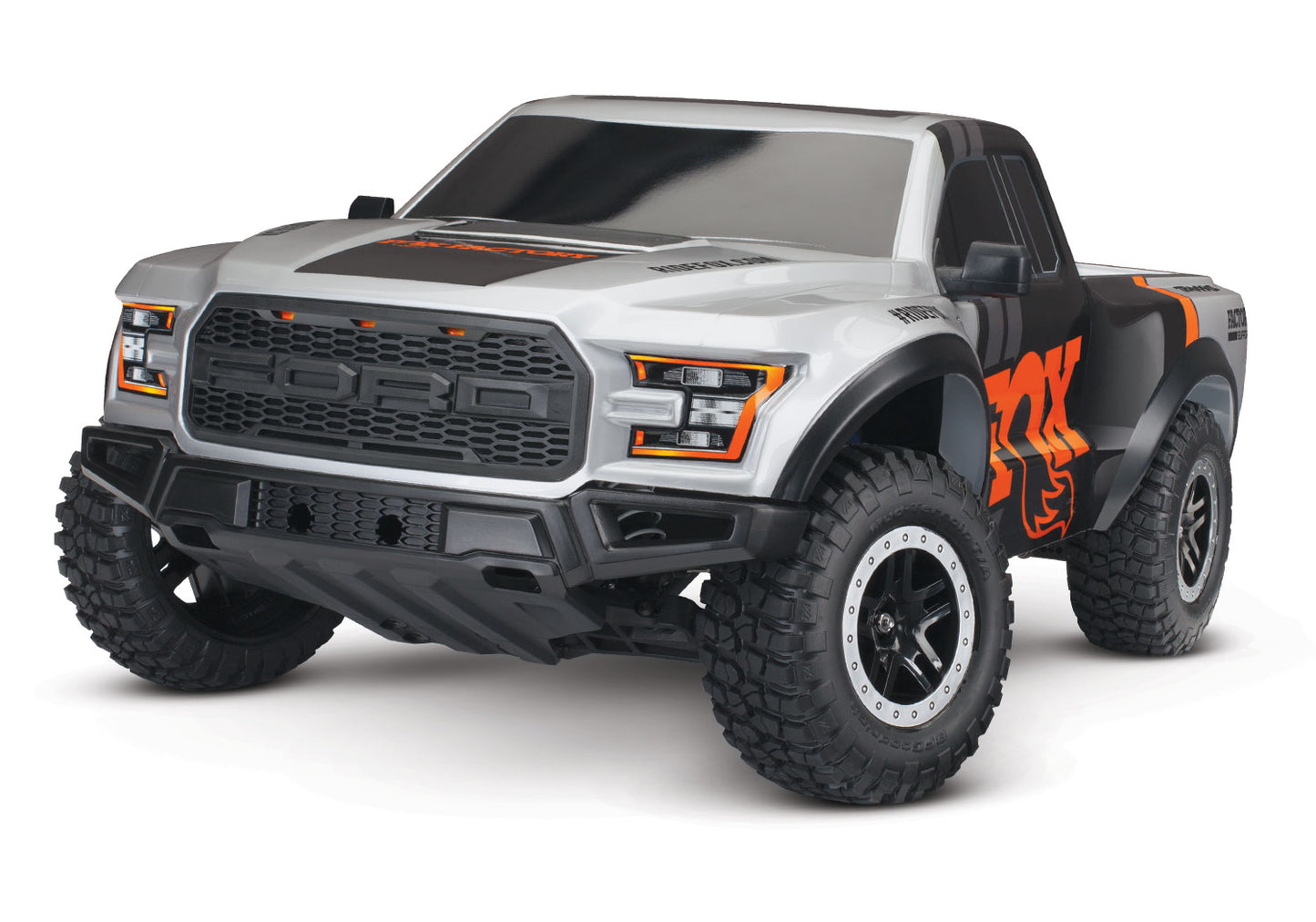 58094-8 Traxxas 2017 Ford F-150 Raptor 1/10 Scale 2WD Short Course Truck with Clipless Body W/USB-C
