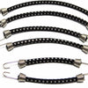 HRACC468C01 - 1:10 Scale elastic cord Set (6) Black W/ White