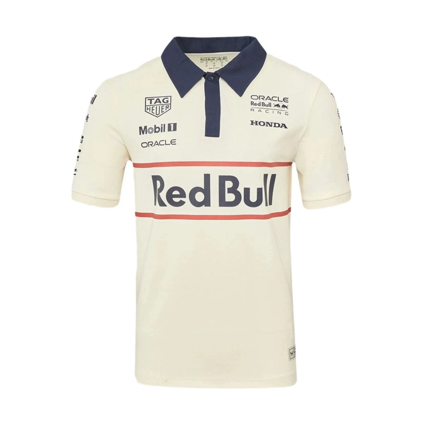 TU11395 Red Bull Racing F1 Heritage Team Polo Shirt-Egret