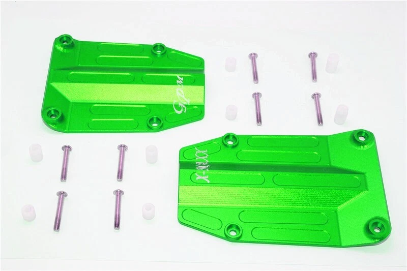 GPMTXM332-G X-MAXX Aluminum Centre Skid Plate - Green