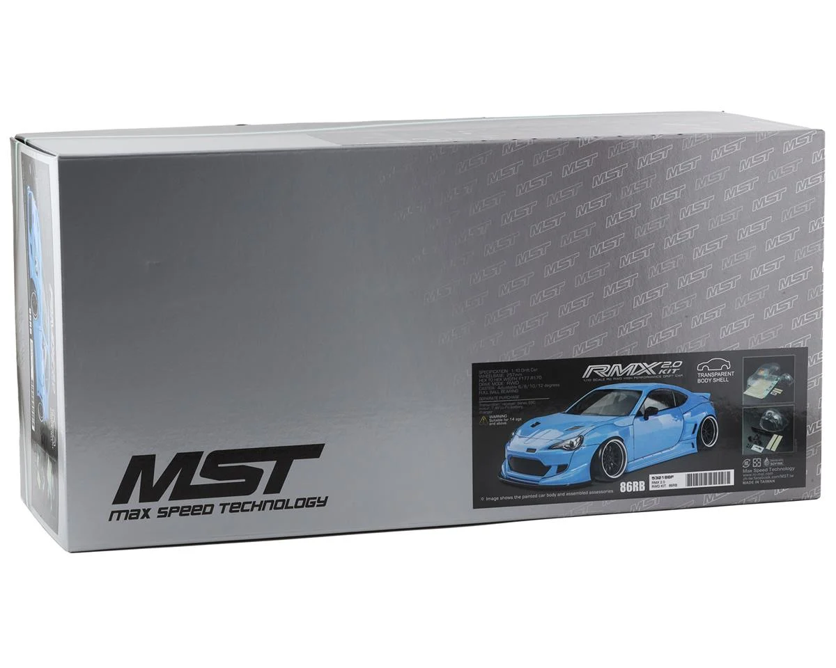 MST532188F MST RMX 2.0 1/10 2WD Drift Car Kit w/Clear Toyota 86RB Body