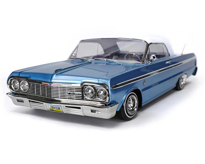 RER32894 Redcat SixtyFour Chevrolet Impala 1/10 RTR Scale Hopping Lowrider (Blue/White)