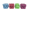 MK-MINI-PK-1 MushyKinz Mystery Mini Mushy 1 Pack Squishy Collectible Figures 1 Tara Squishy Includes 1 Bag of Sprinkles and 1 Bag of Flocking