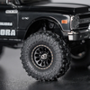 W7005BB-19 INJORA 0.7" D19 Ripple Black Brass Wheels for 1/30 SCX30