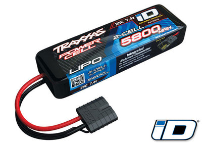 2843X 5800 mAh 7.4 Volt 2-Cell LiPo Battery