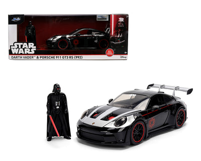 Jada 36477 1:24 Star Wars Darth Vader and Porsche 911 GT3 RS (992) – Black – Hollywood Rides