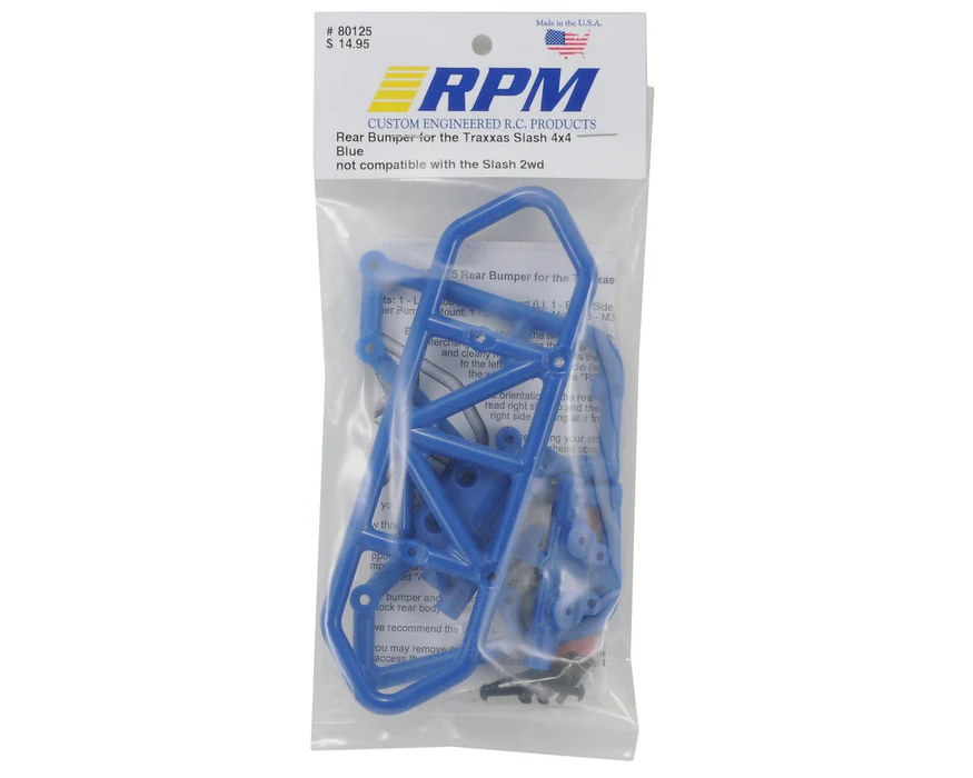RPM80125 Blue Rear Bumper