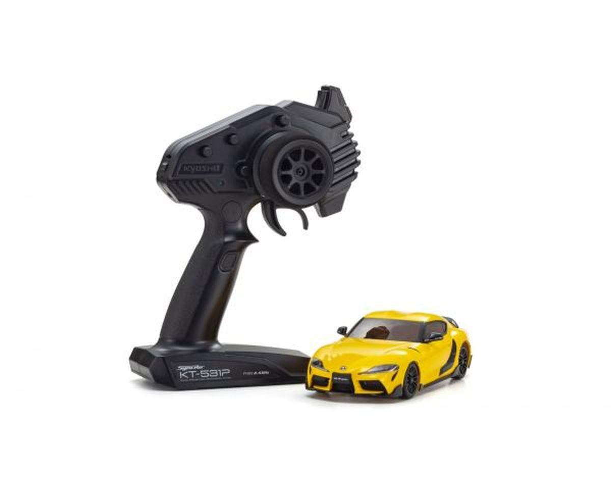 KYO32378Y Kyosho MR-04 RWD Mini-Z Readyset w/Toyota GR Supra TRD Aero Body (Lightning Yellow)
