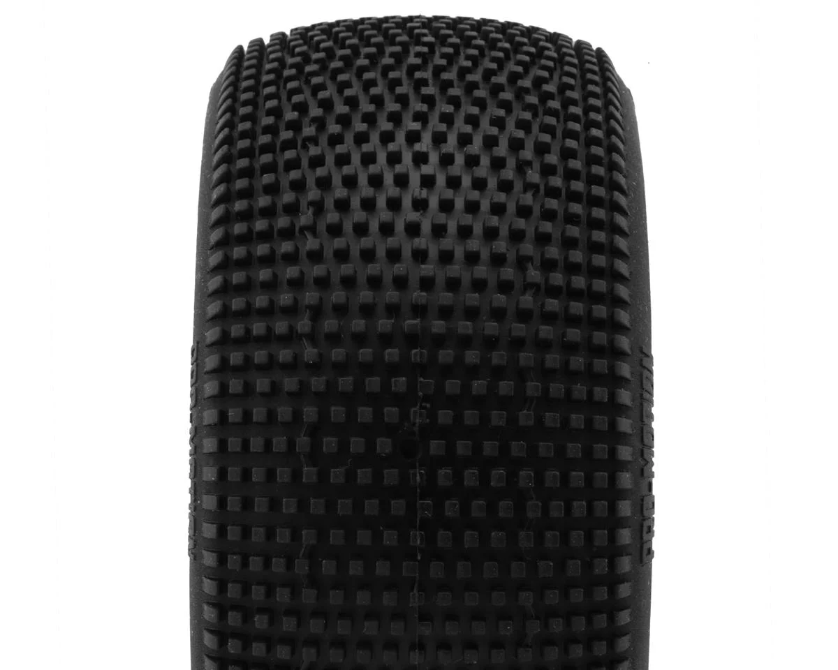 PMT1010-SLW-Y Pro-Motion Spitfire 1/8 Truggy Pre-Mount Tires (Yellow) (2) (Soft - Long Wear)