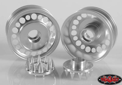 Z-W0154 Chaos Semi Truck Front Wheels w/Spiked Caps