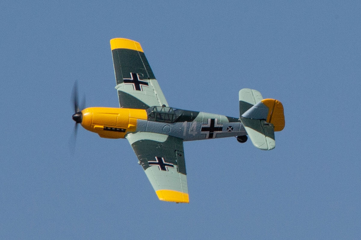 RGRA1304V2  Messerschmitt Bf 109 Micro RTF Airplane with PASS (Pilot Assist Stability Software) System