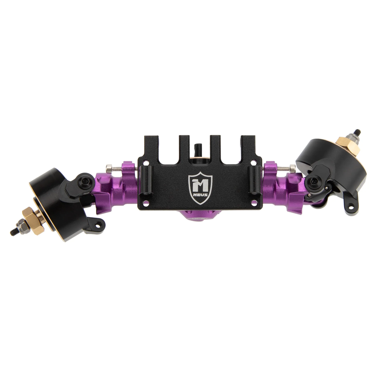 MEUS RACING 5mm Isokinetic V2 SCX24 Axles with 3-Section CVD for Axial 1/24 SCX24 RC Crawler (Purple)