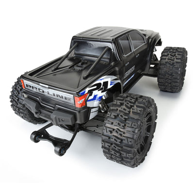 PRO351318 1/5 Pre-Cut Brute Bash Armor Black Body: X-MAXX