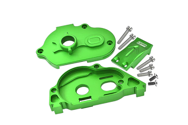 GPMMAG038-G Aluminum Rear Gear Box Motor Mount - ARRMA MEGA/3S - Green