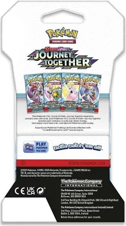 PKU100-10326 Pokemon TCG Scarlet & Violet Journey Together Booster Pack