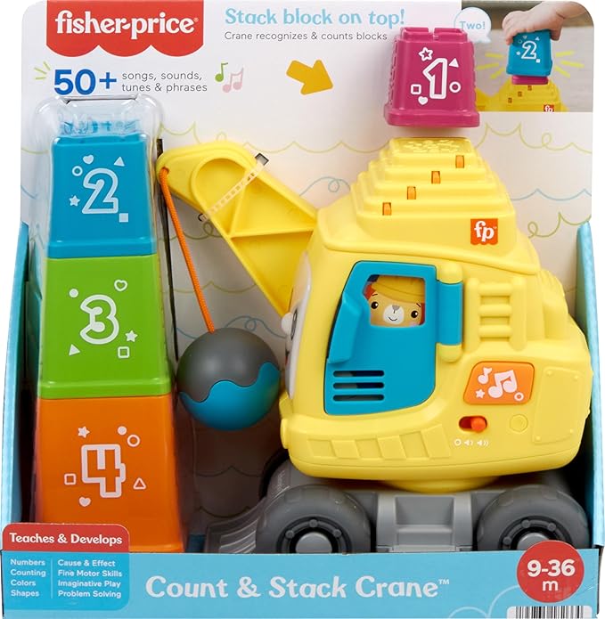 HRP32 Fisher-Price Count & Stack Crane