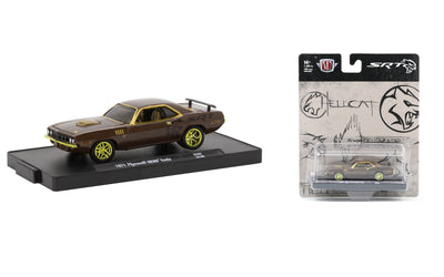 M2Machines 11228-107 1:64th Scale 1971 Plymouth Hemi Cuda CHASE