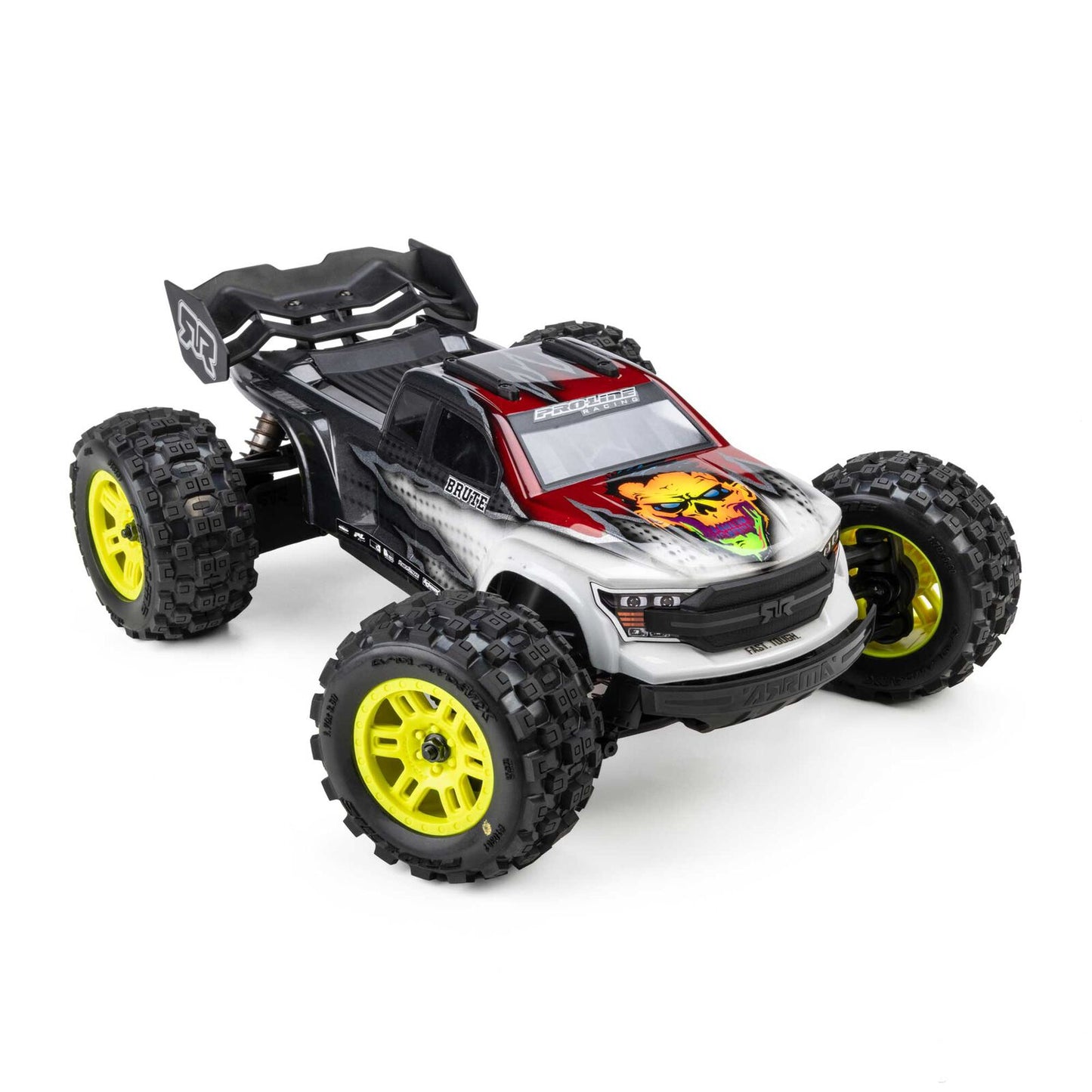 PRO1030112 Pro-Line Racing 1/16 Badlands MX Front/Rear MT Tires Mounted 12mm Yellow Split Six (2): ARRMA MINI KRATON