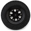 10187-BLKCR Tires & wheels, assembled, glued