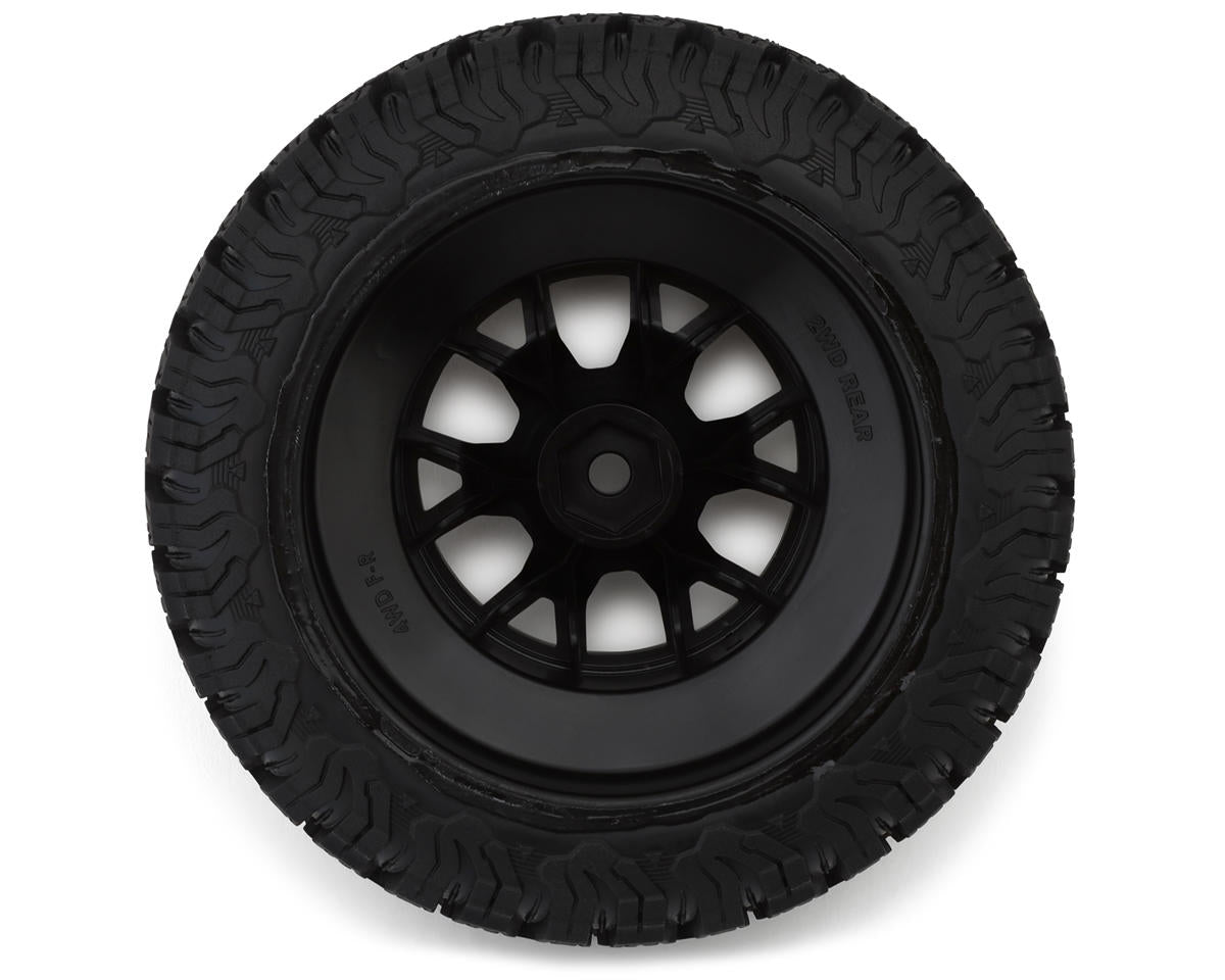 10187-BLKCR Tires & wheels, assembled, glued