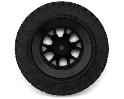 10187-BLKCR Tires & wheels, assembled, glued