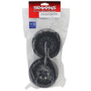 10187-BLKCR Tires & wheels, assembled, glued