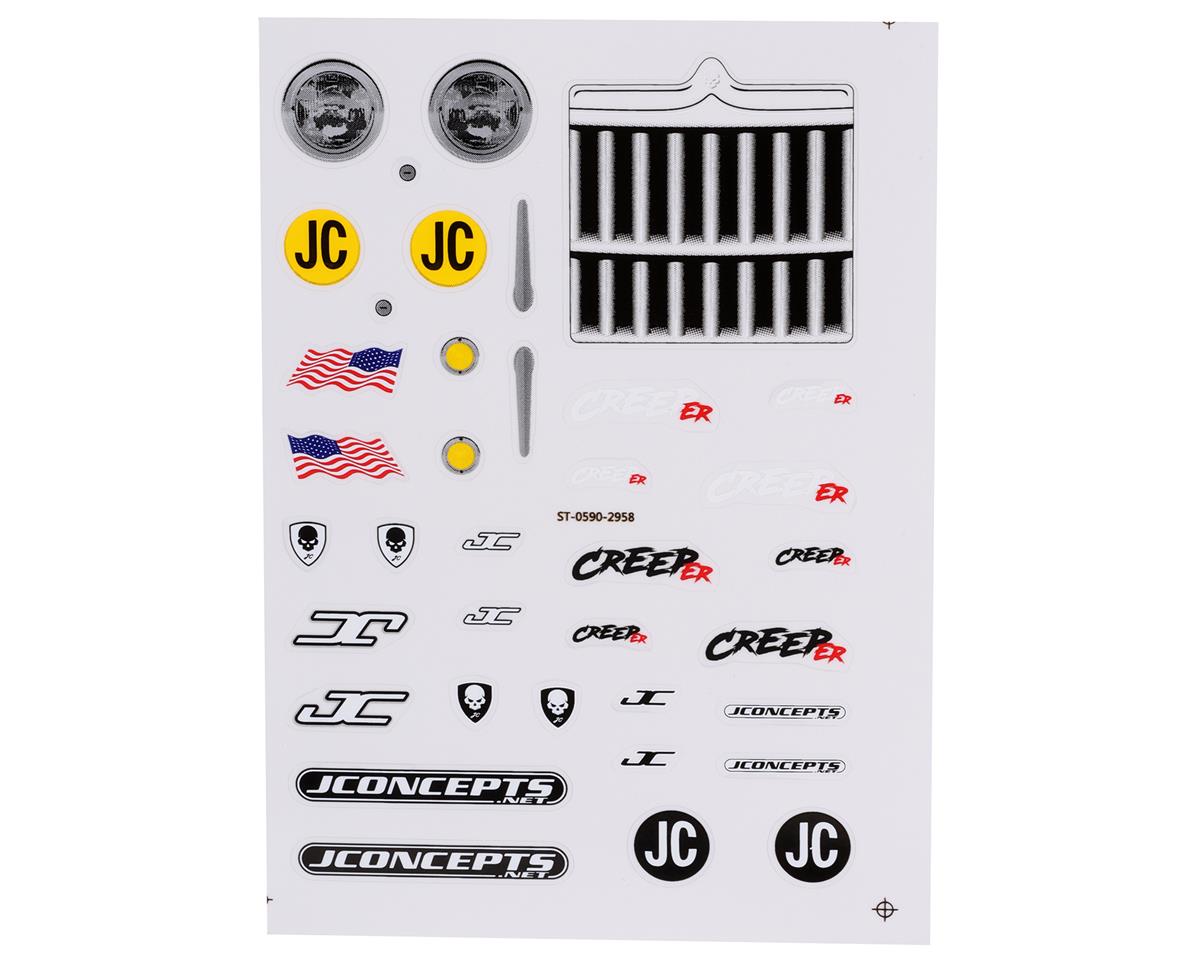 JCO0441 CreepER Rock Crawler Body (12.3") (Cab Only) (Clear)