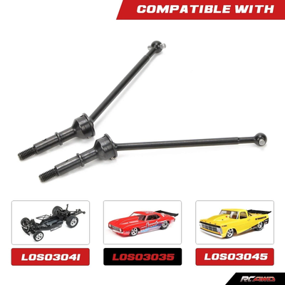 RCGOFOLLOW Losi 22s Upgrades #45 Steel CVD Driveshaft Set 2PCS LOS232071