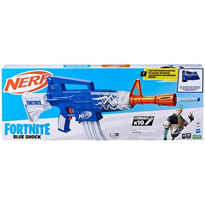 HSF4108 Fortnite Nerf Blue Shock Blaster