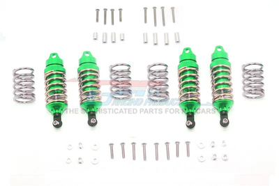 GPMRUS47580FR-G-GD-BEBK RUSTLER VXL Aluminum Front+Rear Shocks - Green