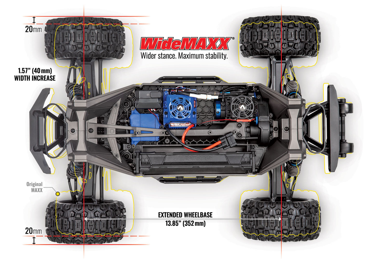 89086-4 Maxx 4S 4WD  1/10 Scale Monster Truck