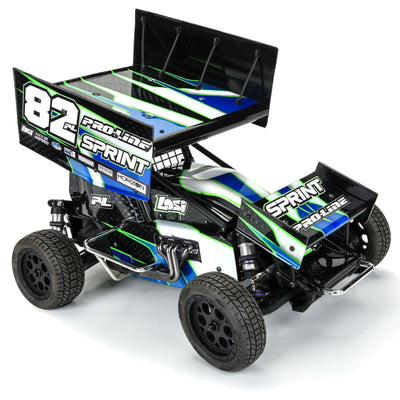 PRO367401 1/10 Light Weight Clear Wing Set: Losi 22S Sprint Car