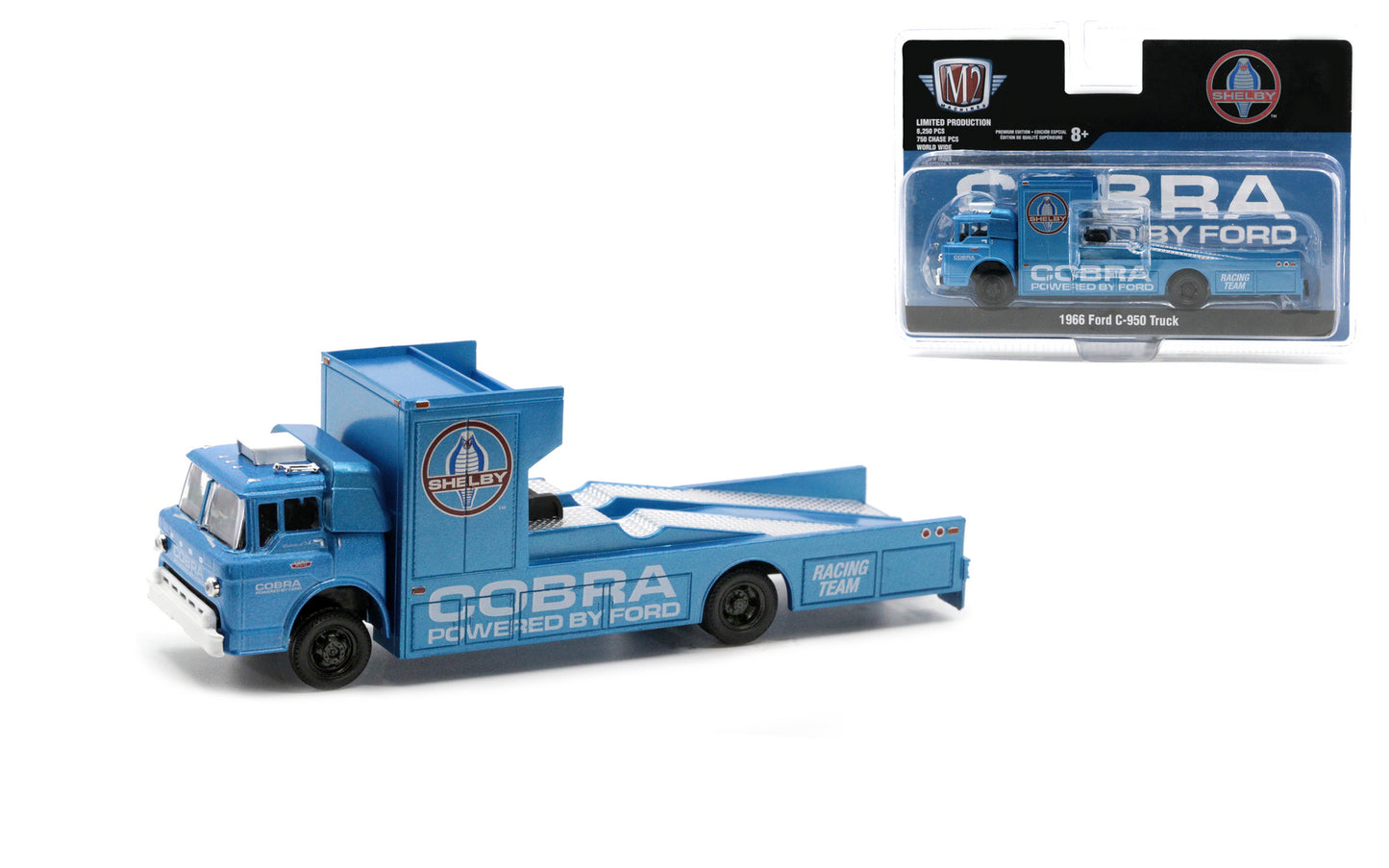 M2Machines 39100-HS03 1:64th Scale 1966 Ford C950 Cobra AutoHauler