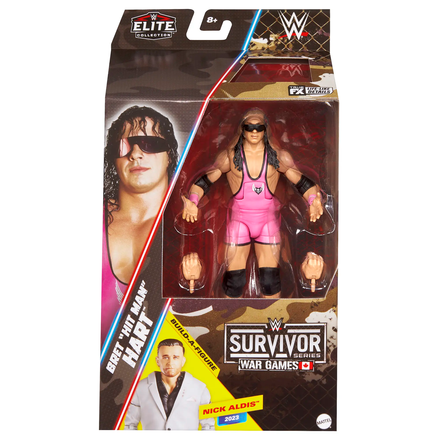 JCJ62 WWE Survivor Series War Games Bret "HitMan" Hart