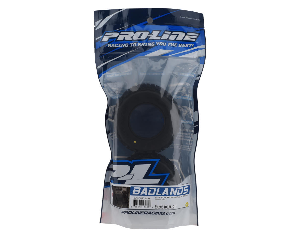 PRO1015601 Badlands MX SC 2.2"/3.0" Short Course Truck Tires (2) (M2)