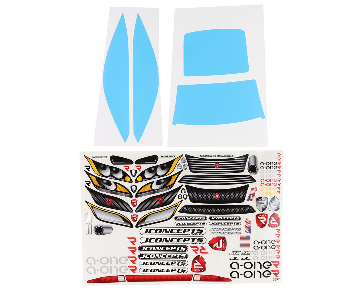 JCO0443S JConcepts A2R "A-One Racer 2" 1/10 Touring Car Body (Clear) (190mm)