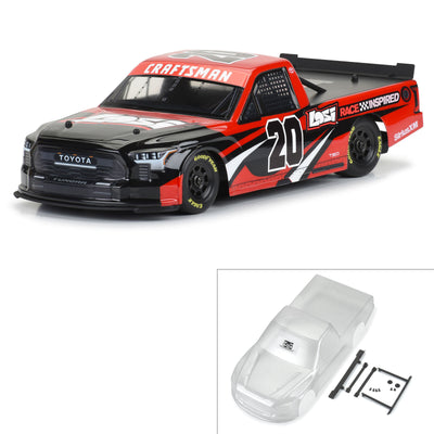 PRO365500 1/12 Pre-Cut 2024 Toyota Tundra Truck Clear Body: Losi NASCAR