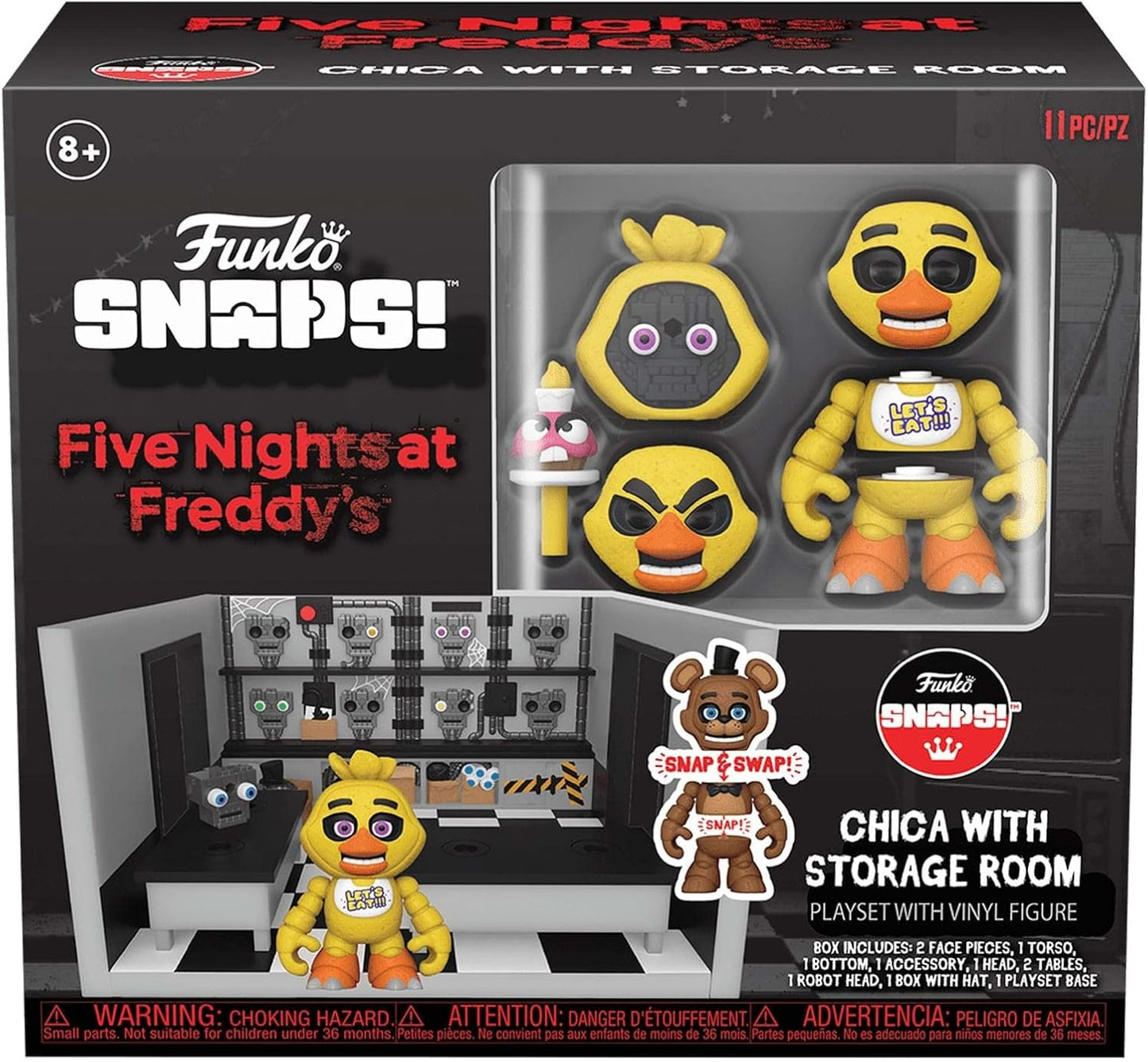 FU64922 Funko Snaps! Five Nights at Freddy's Chica with Storage Room