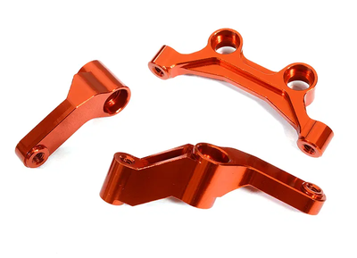 INTC29598RED Billet Machined Steering Bellcrank Kit DR10 Drag Race