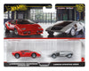 HWJBL02  1:64 Car Culture Premium 2 Pack Lamborghini Countach & Lancia Stratos Zero