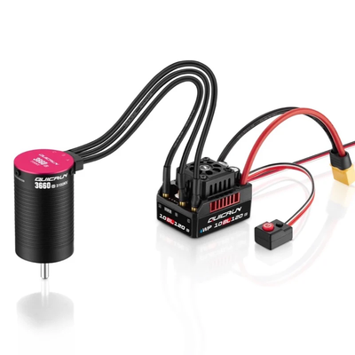 HWA38030211 QuicRun 10BL120 G2 Sensorless Brushless ESC/3660SL Motor Combo (3700kV)