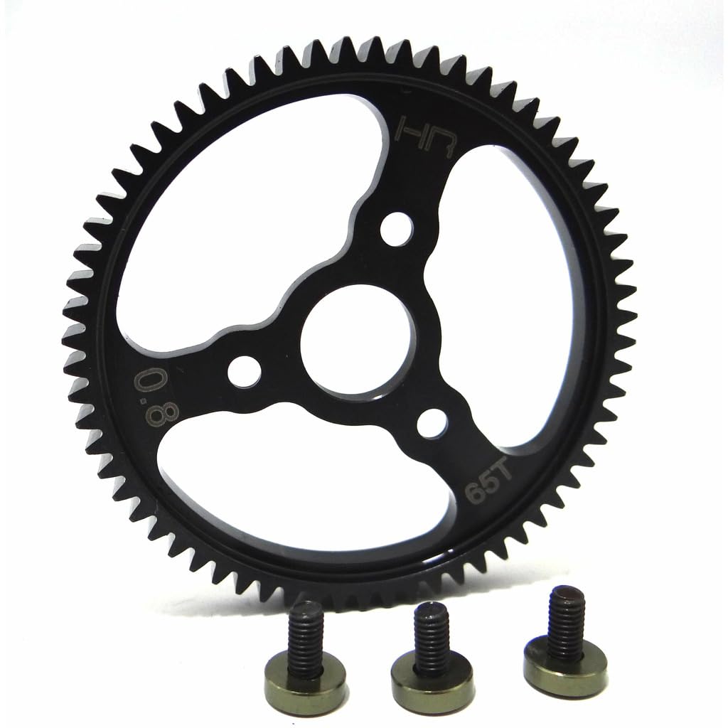 HRSERVO265 - Steel Spur Gear (65T 0.8 Mod)(Gunmetal) - TRA