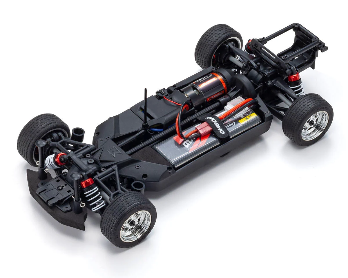 KYO34437T1 Kyosho Fazer Mk2 1969 Ford Mustang Boss 429 Electric 4WD 1/10 RTR Touring Car (Black Jade)
