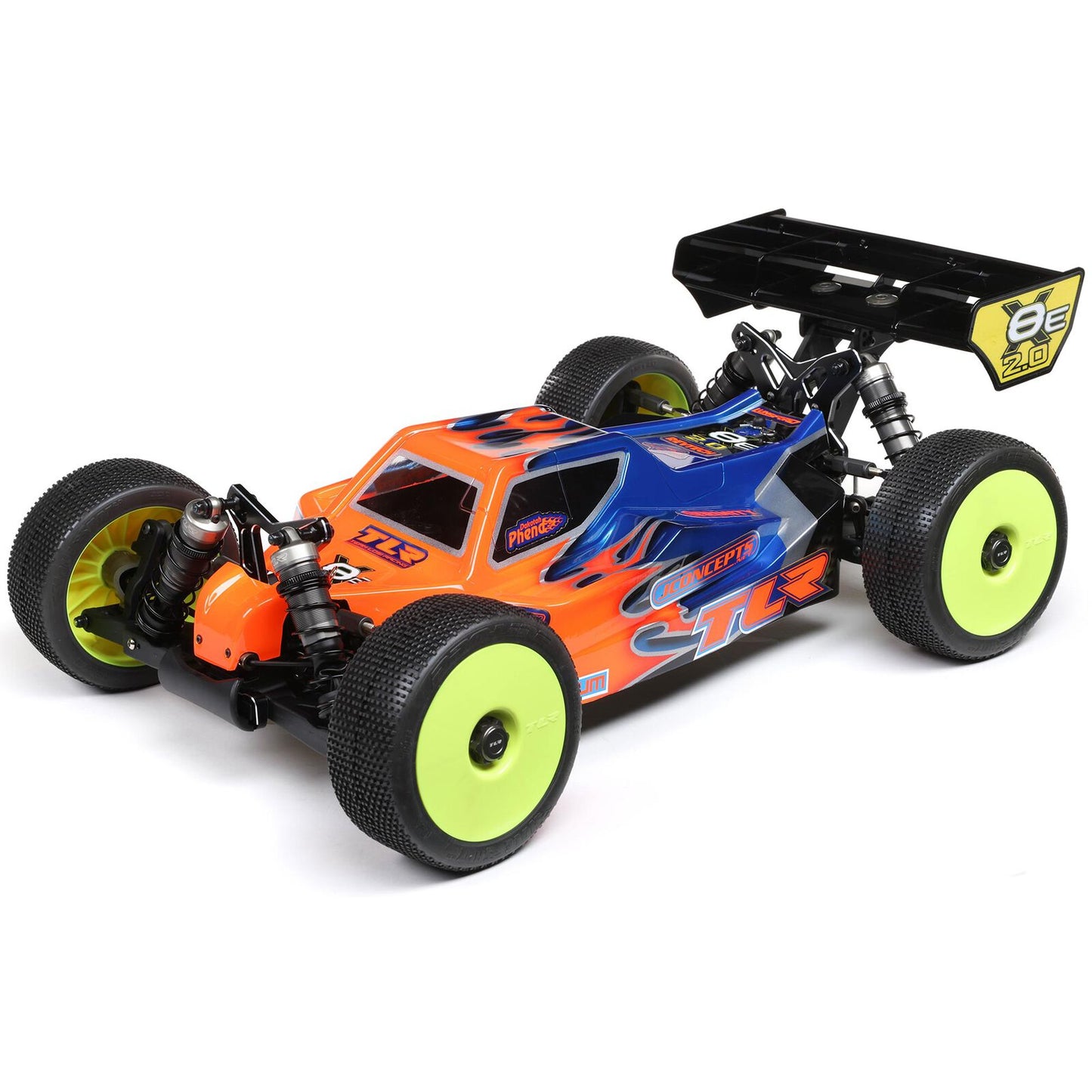 TLR04012 1/8 8IGHT-X/E 2.0 Combo 4X4 Nitro/Electric Race Buggy Kit