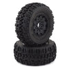 PRO119024 Trencher X SC Tires w/Raid Wheels (2) (Black) w/17mm Hex