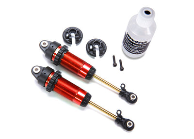 7462-RED Shocks, GTR XX-Long Red - Anodized