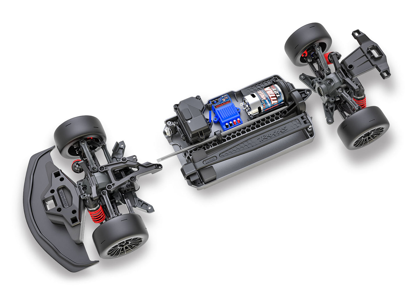 93064-4 Traxxas Toyota GR Supra GT4 1/10 Scale AWD On-Road Car