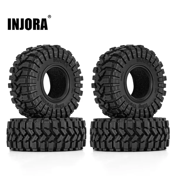 YQT-1314 INJORA 1.3" 70*27mm King Trekker A/T Tires (4) (T1314)